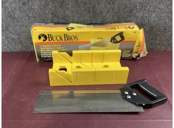 Mitre Box And Saw In Box