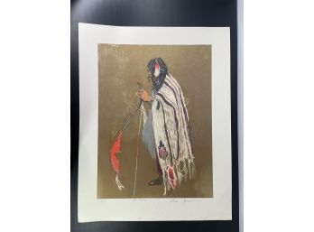 Rhoda Yanow Artist - Red Bow -170/250 Lithograph