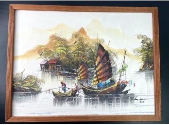 Artist John Ho HK - Original Acrylic On Canvas