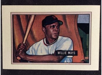1989 Bowman 1951 Willie Mays Sweepstakes Insert Card - L