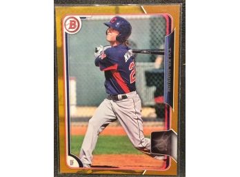 2015 Bowman Gold Tyler Naquin Rookie 1/50 - Y