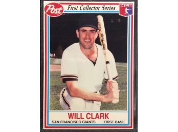 1990 Post First Collector Series Will Clark - L
