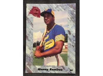 1991 Classic Draft Picks Manny Ramirez Rookie Card - L
