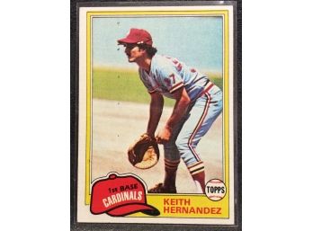 1981 Topps Keith Hernandez - L