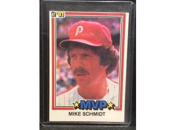 1981 Donruss MVP Mike Schmidt - L
