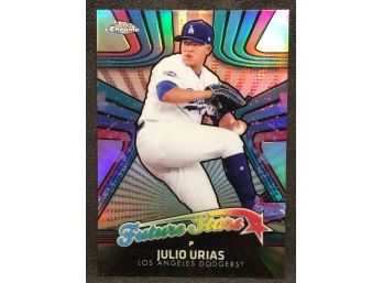 2017 Topps Chrome Future Stars Julio Urias Rookie Card - Y