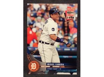 2018 Topps National Baseball Card Day Miguel Cabrera - Y