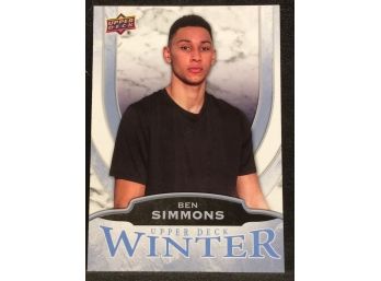 2016 Upper Deck Winter Ben Simmons Insert Card - Y