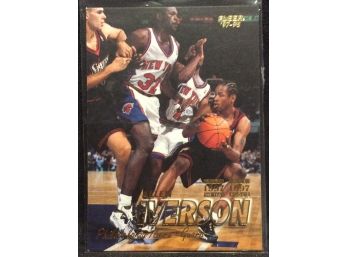1997-98 Fleer Allen Iverson Rookie Card - L