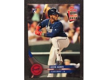 2018 Topps National Baseball Card Day Ozzie Albies - Y