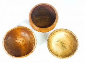 Collection Of Wooden Bowls