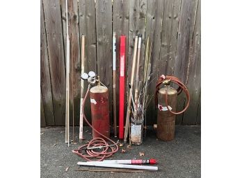 Varied Group Of Welder's Equipment And Supplies With Smith, Weldcote, Radnor And More