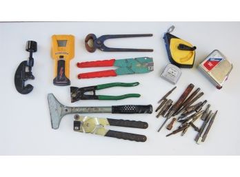 Varied Lot Of Tools With Zircon Studsensor, Irwin And Craftsman