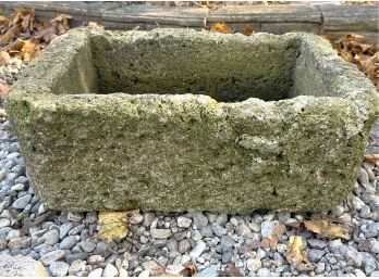 Vintage Concrete Planter Box