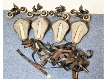 Well Maintained Group Of Yakima Hully Rollers For Kayak Storage