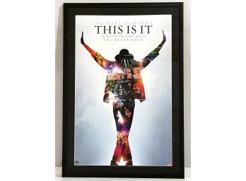 1996 FSC Certified- Michael Jackson, This Is It, Framed Poster