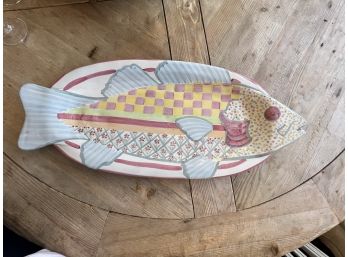 McKenzie Childs Fish Tray/Platter