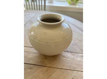 Simon Pearce Cream Vase