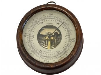 Antique Taylor Aneroid Barometer (BW)