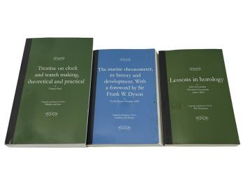 Three Softcover Books On Horology