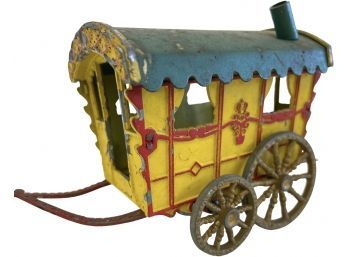 Antique Metal Circus Wagon