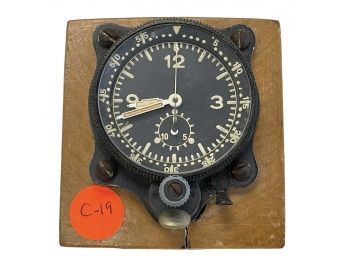 Vintage Cockpit Instrument Clock (C19)