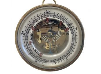 Antique Desktop Aneroid Barometer (BU)