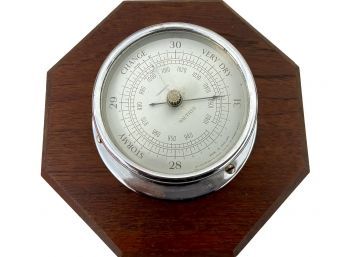 Vintage English Nautilus Ship's Aneroid Barometer (C-55)
