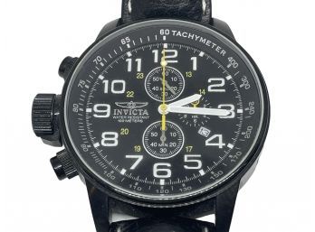 Invicta Force Collection Left-Handed Black Chronograph Watch (W13)