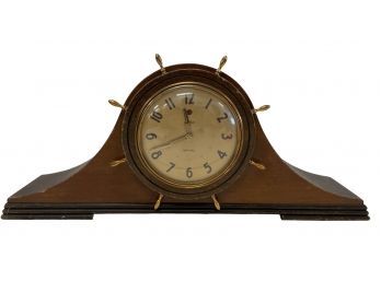 Vintage Telechron Ship's Wheel Mantle Clock (C23)