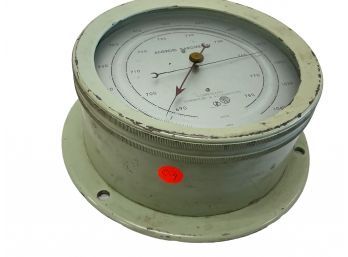 Large Vintage Yanagi Ship's Aneroid Barometer (C9)