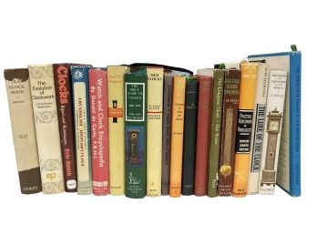 Collection Of Vintage Books On Clocks (B)