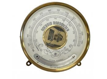 Vintage Yanagi Keiki Ship's Aneroid Barometer & Thermometer (C1)