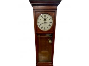 Six Foot Wall Clock From Self Winding Clock Co. -  Featured In The Movie 'High Noon' (M)