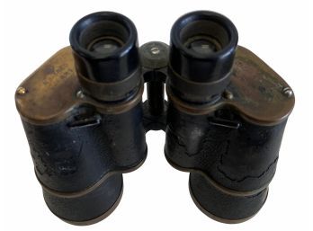 Vintage WW 2 Japanese Officers Binoculars - JES No. 38657- 7 X 71 (B-13)