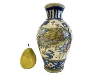 Antique Persian Porcelain Vase