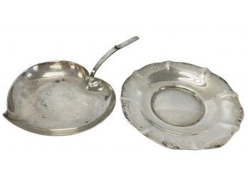 Vintage Pair OF Sterling Silver Bon Bon Dishes 6.42 Toz