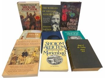 Collection Of Books On Sholom Aleichem And Other Authors