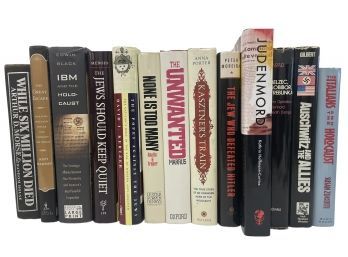 Collection Of Books On The Holocaust