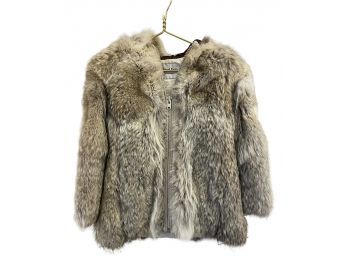 Vintage Reichbind Furs Hamden/Orange , Ct - Fur Zip Jacket With Hood
