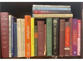 Collection Of Books On Jewish Insight, Thought