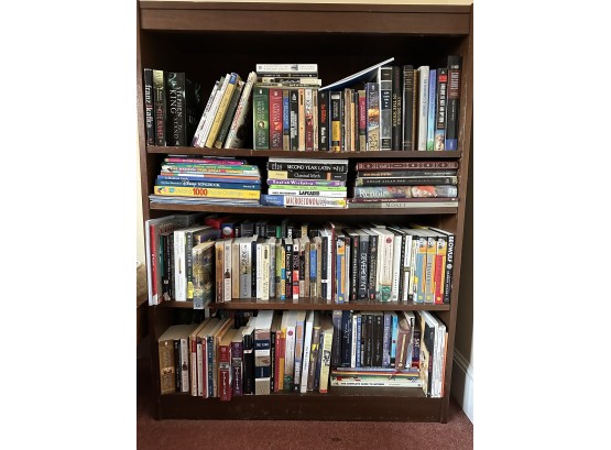 Collection Of Books 4 Shelves Full In Total,  MCM Bedroom