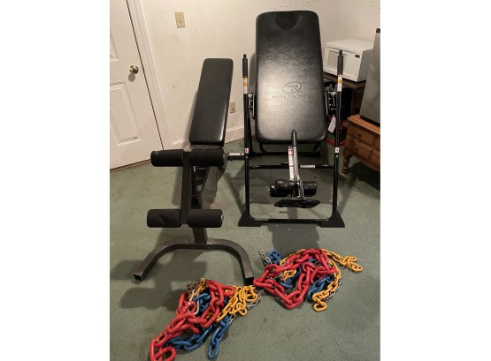 Mixed Lot Of Exercise Equipment. PLEASE LOOK.