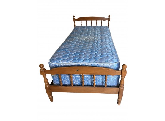 Vintage Maple Single Size Bed.