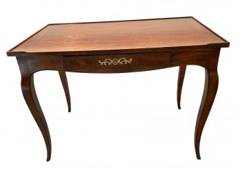 Vintage Chippendale Style Desk With Drawer.