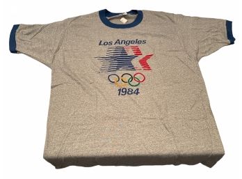 1984 L.A Los Angeles CA Olympic T Shirt, New With Tag. Size XL Or L