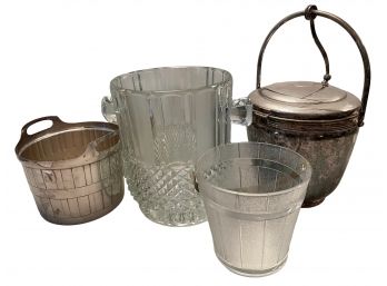 Collection Of Four Vintage Ice Buckets.