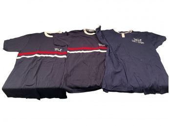 Trio Of Yale's Sport  T-shirts . Size Large.