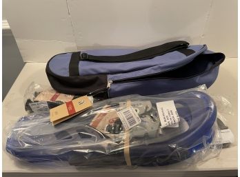 Unused , L.L Bean Snow Shoes Kit. Blue Bag.