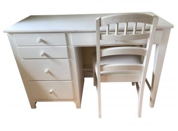 Stanley Furniture, White Desk And Chair.